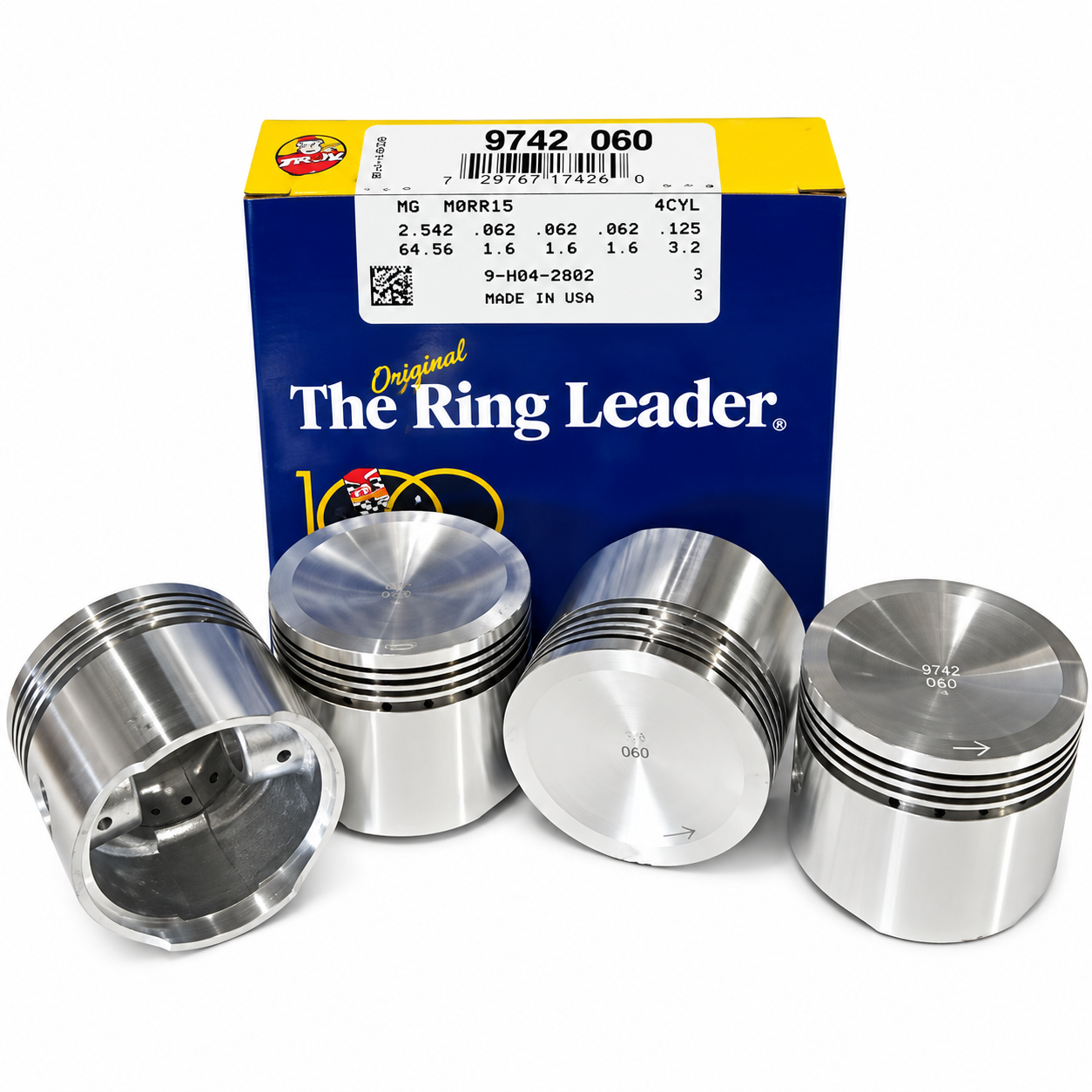 1100+060 HYPATEC PISTON SET & CAST RING SET - [20397-060CA]