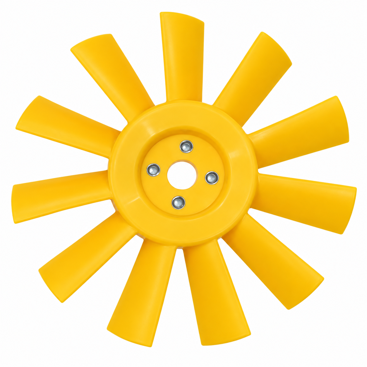 MINI & MOKE 11 BLADE YELLOW PLASTIC COOLING FAN - [12G2129CL]