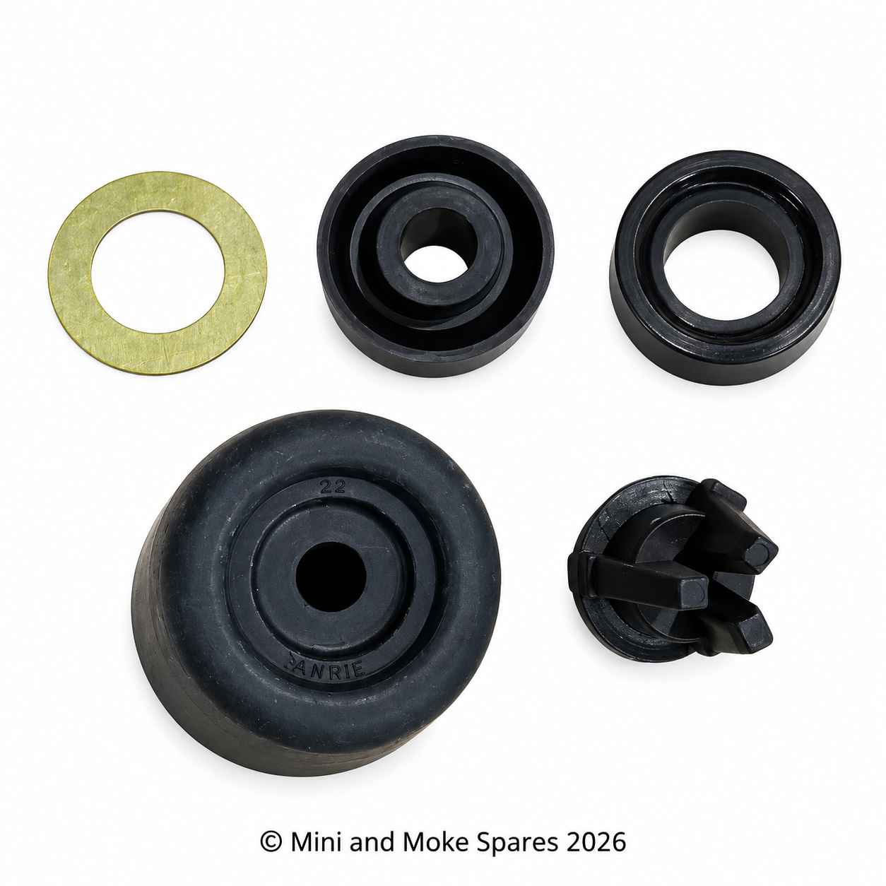 MINI & MOKE BRAKE MASTER CYLINDER KIT- 0.70"DIA. LATE TYPE   [K7878X]