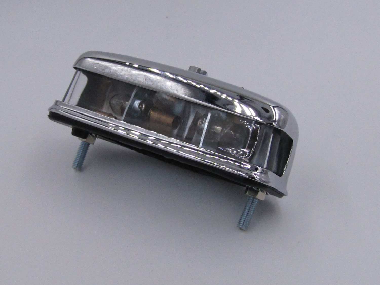 NUMBER PLATE LAMP- CHROME - ORIGINAL