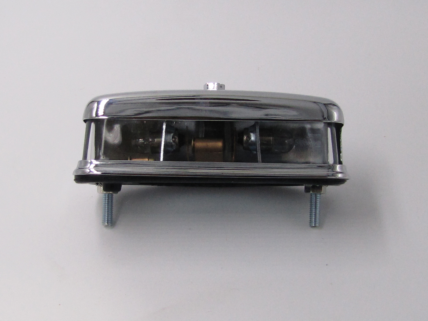 NUMBER PLATE LAMP- CHROME - ORIGINAL - Image 2