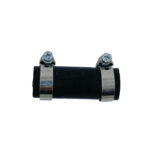 MINI & MOKE BYPASS HOSE - BLACK SILICON - W/ CLAMPS