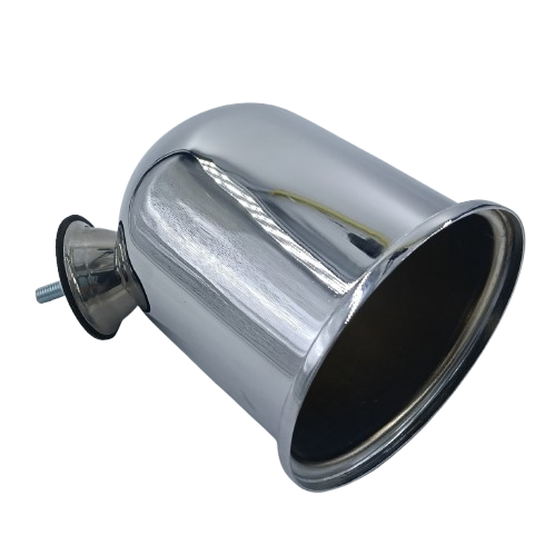 TACHO POD CHROME HOUSING FOR 80MM GAUGE