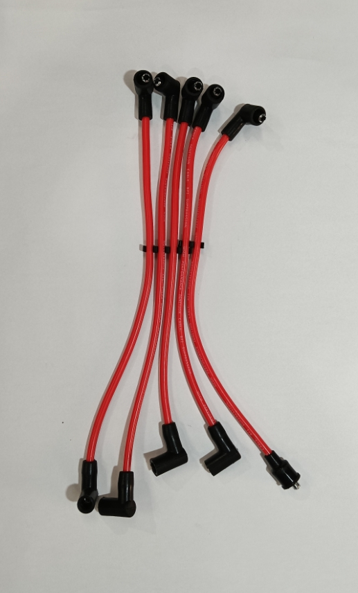 SPARK PLUG LEAD SET - SILICONE 8MM - RED