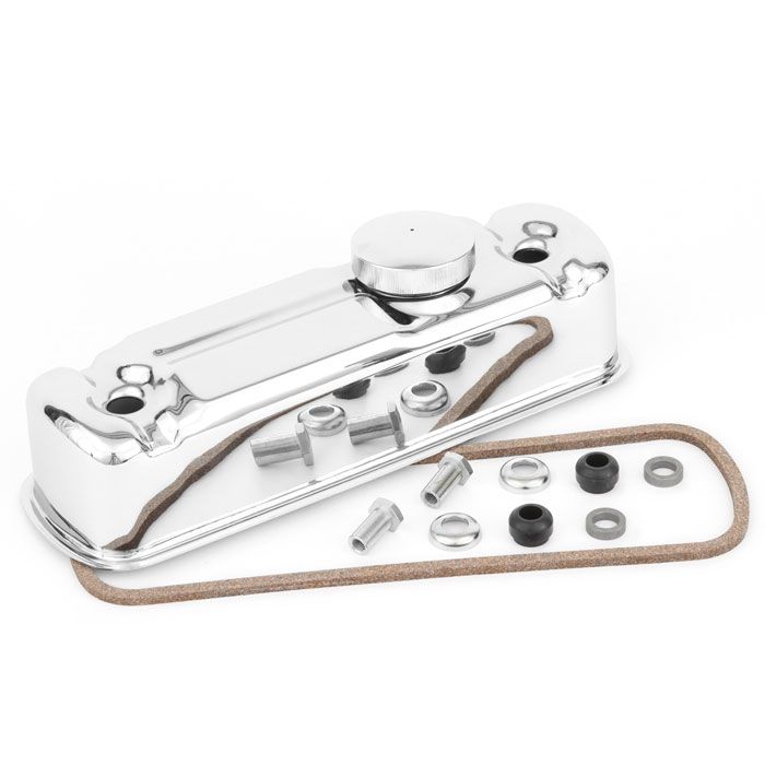 MINI & MOKE CHROME TIN ROCKER COVER KIT - [RC2]